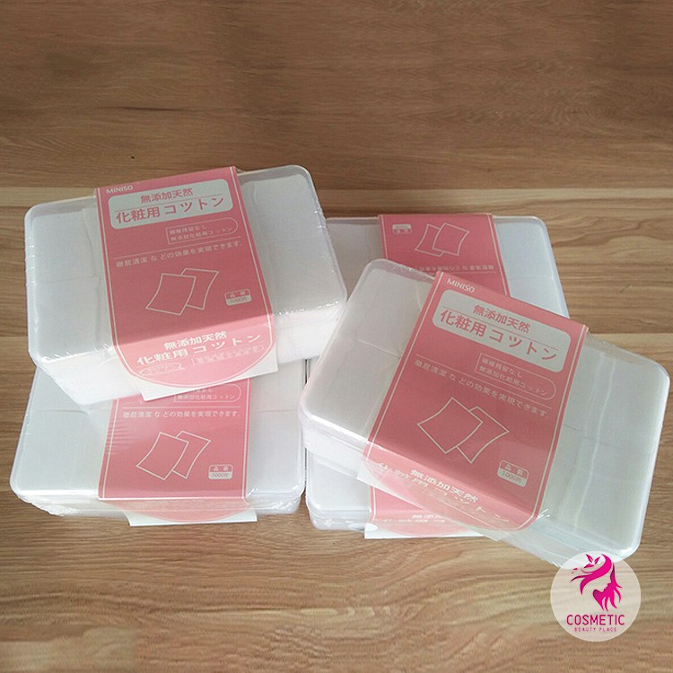 Hộp Bông Tẩy Trang Miniso 1000 miếng P158 | BigBuy360 - bigbuy360.vn