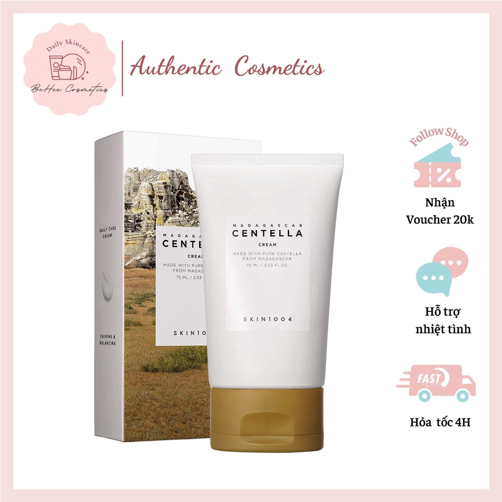 Kem Dưỡng Ẩm Da Rau Má Skin1004 Madagascar Centella 75ml - Nắp Vàng