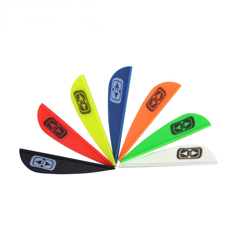 Eason arrow feather 1.75-inch loại giọt nước nhiều màu lông cao su eason của mỹ lông đàn hồi cao 50 miếng