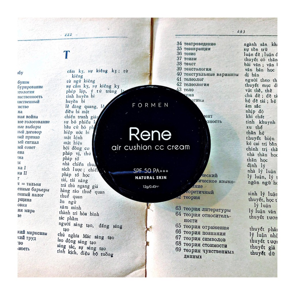 Phấn Nước Che Khuyết Điểm Siêu Mịn Và Chống Nắng Rene Air Cushion CC Cream SPF 50PA+++ For Men | BigBuy360 - bigbuy360.vn