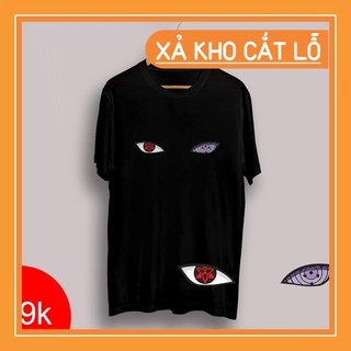 🔥SIÊU SALE🔥 Áo thun áo phông Naruto mắt Sharingan siêu ngầu giá siêu rẻ nhất vịnh bắc bộ