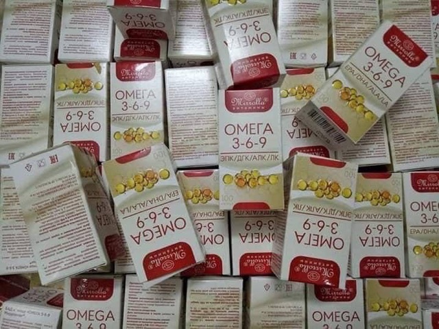 Viên uống Omega 369 Nga 100 viên