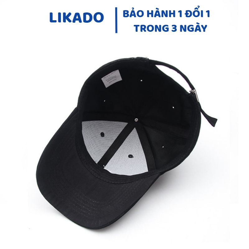 Mũ lưỡi trai nữ Hàn Quốc LIKADO thêu chữ Hmm LKD03