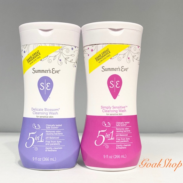Dung dịch vệ sinh Phụ Nữ Summer’s Ever Cleansing wash 266ml