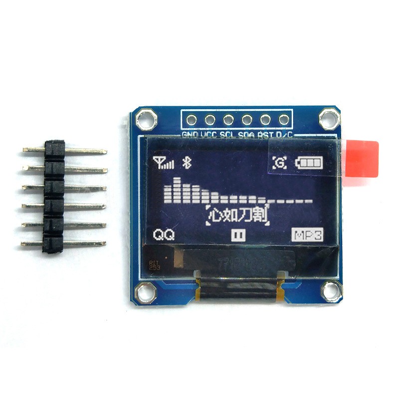 0,96 inch 6 pin OLED IIC Serial White Display Module 128x64 I2C SSD1306 Bảng mạch màn hình LCD cho Arduino