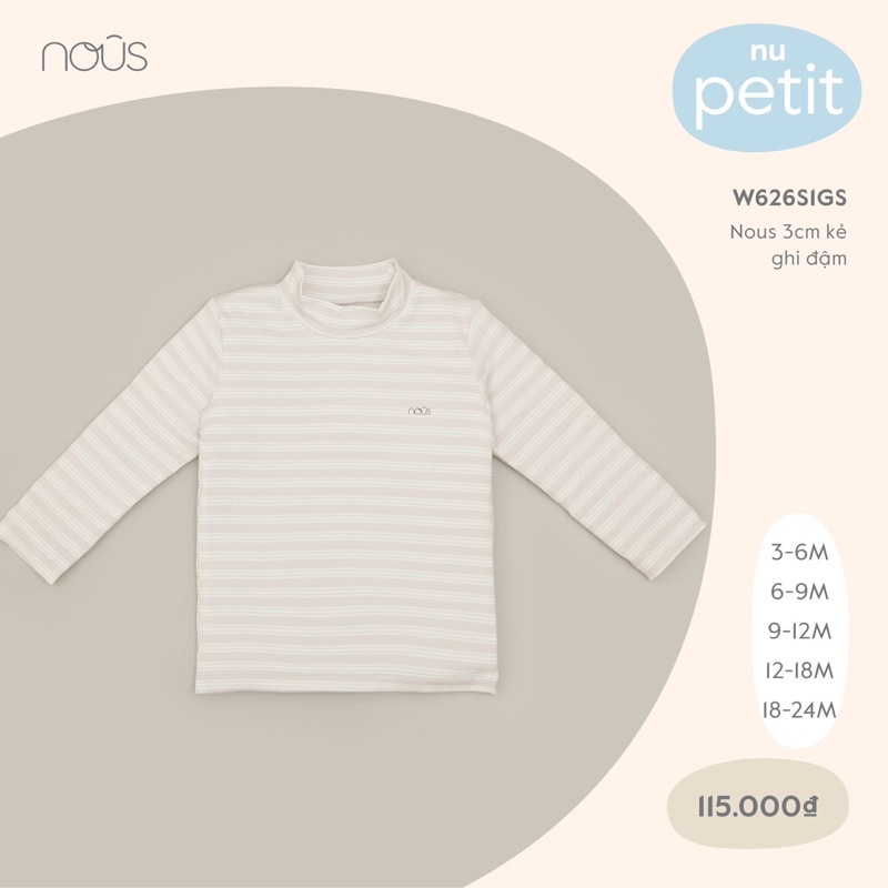 áo giữ nhiệt Nous chính hãng chất petit