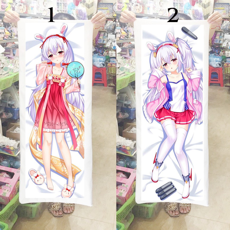 Gối ôm dài Screenshots Azur Lane 1m x 40cm (Tặng 1 poster hoặc 1 huy hiệu)
