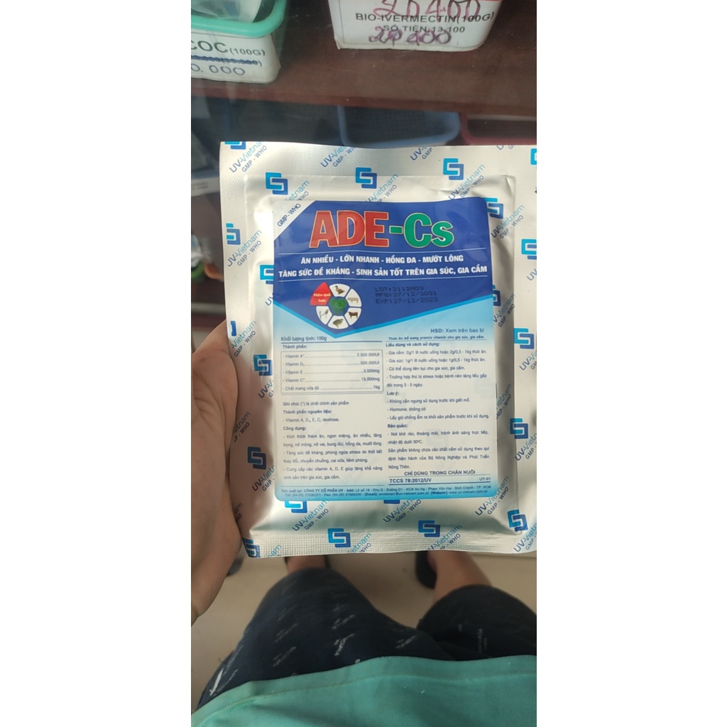 [DT] ADE-CS 100g ăn nhiều mau lớn