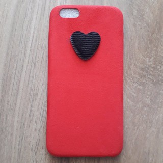 ỐP IPHONE 6/6S DẺO CỨNG NHUNG GẮN TIM