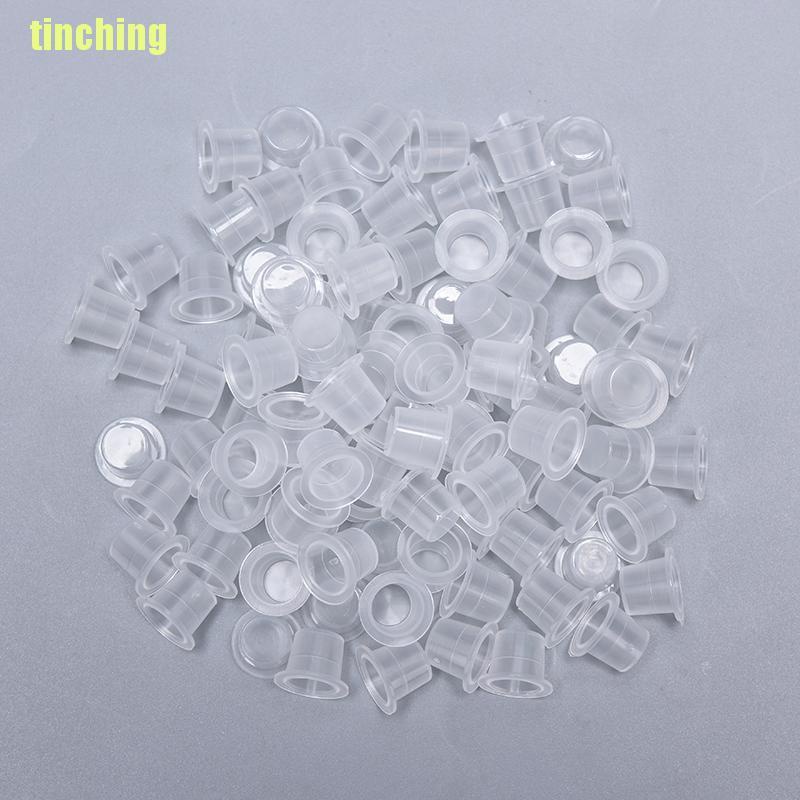 Bộ 100 Cốc Nhựa Đựng Mực Xăm Sử Dụng 1 Lần