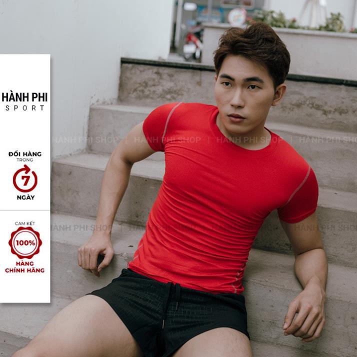 Áo Thun Nam Body Trơn Phối Viền Nổi Tập Gym Thể Thao Fitness - Áo Thể Thao Nam Chuyên GYM SPORTWEAR - GY02 ❕