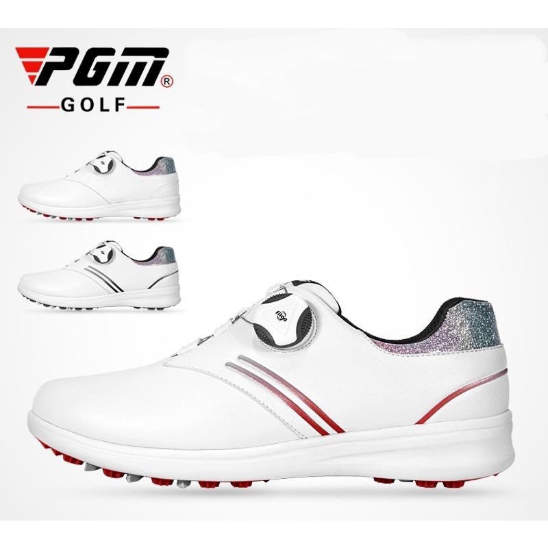 Giày Golf PGM XZ158 nữ chính hãng siêu nhẹ , đế đinh chống trơn trượt , chống nước , núm xoay tiện lợi