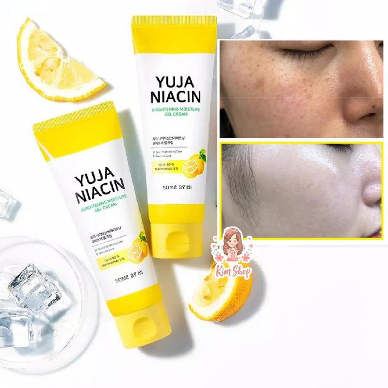 Kem Dưỡng Ẩm, Làm Sáng Da, Mờ Thâm Some By Mi Yuja Niacin Brightening Moisture Gel Cream 100ml