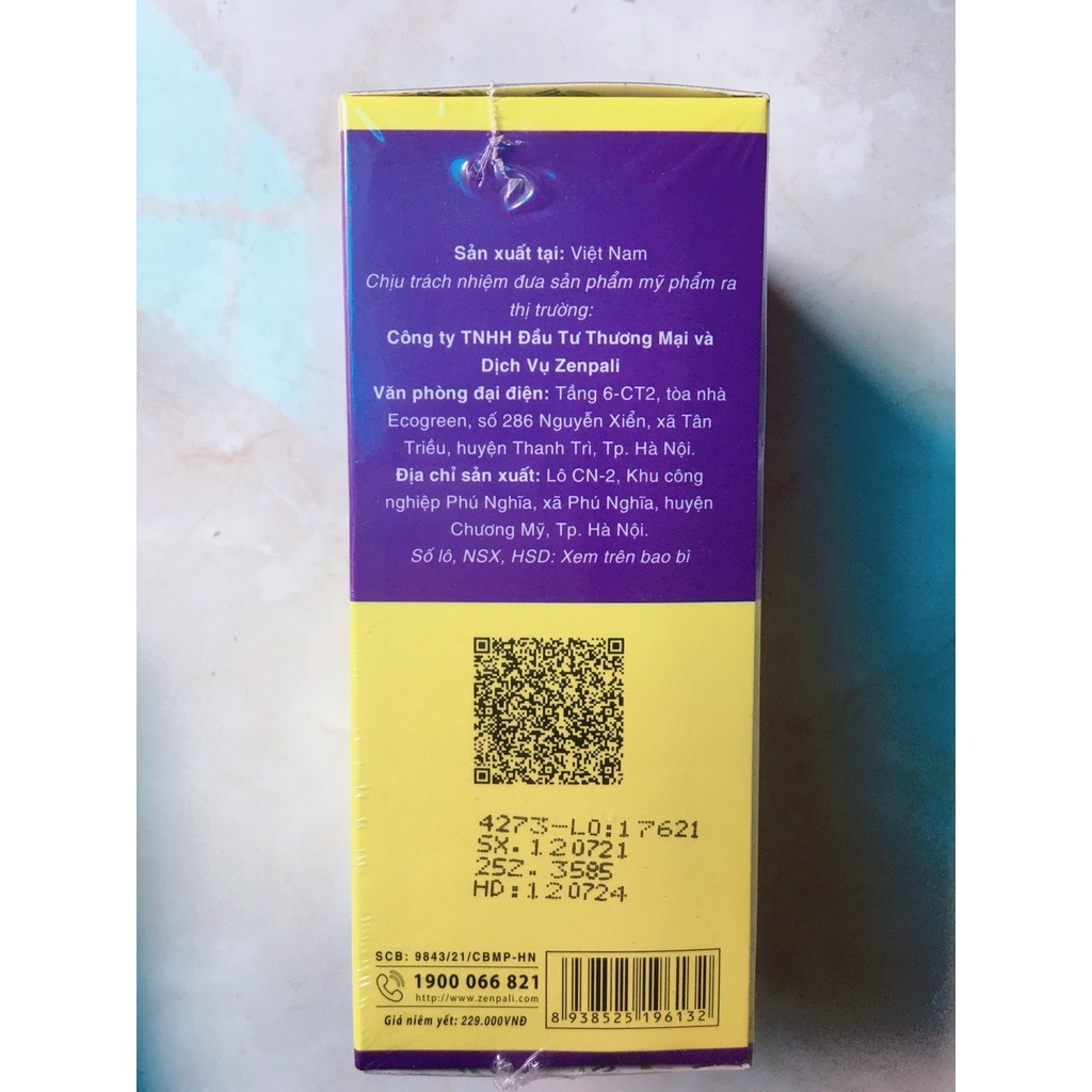 [CHÍNH HÃNG] Kem Chuối Zenpali Whitening Detox Thải chì, giảm thâm mông nách 30 gram