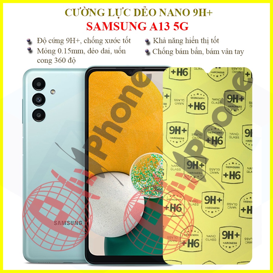 Dán cường lực dẻo nano trong hoặc nhám cho Samsung A13/ A13 5G