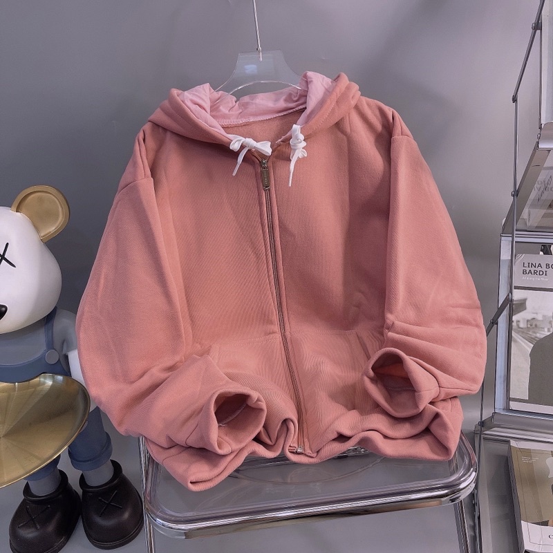 Áo Khoác Nỉ Unisex Hình Xac-uop Siêu Đẹp_Chất Nỉ Ngoại Bông Dày Mịn Không Xù Lông_Áo Khoác Unisex Form Rộng &lt; 65kg_AK35