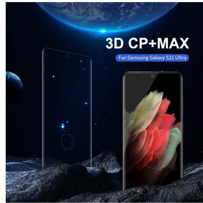 Kính Cường Lực Nillkin 3D CP+ MAX Cho Samsung Galaxy S21 Ultra