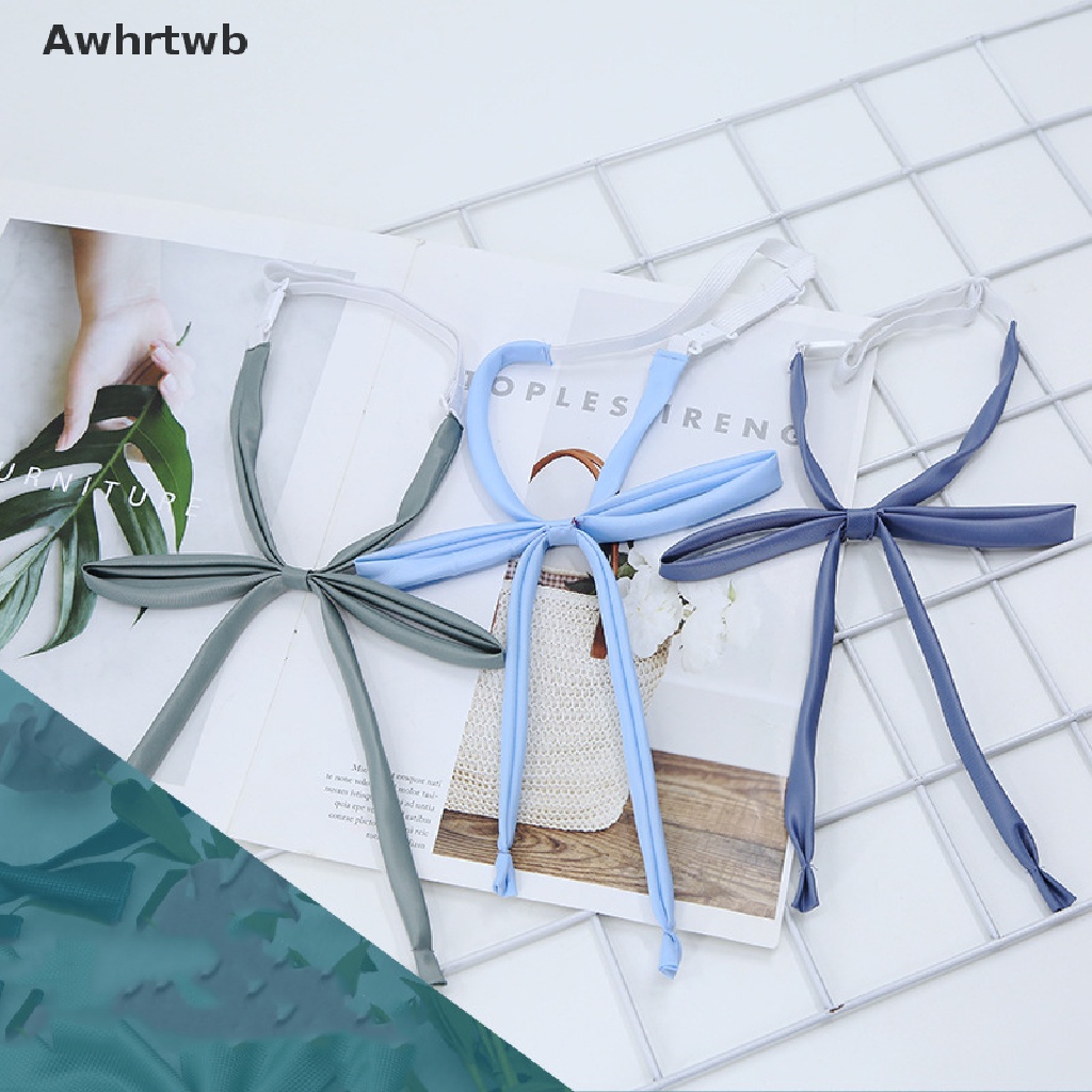 Nơ Cài Cổ Áo Chất Liệu Satin Mỏng Phong Cách Nhật Bản Xinh Xắn Cho Nữ Mới