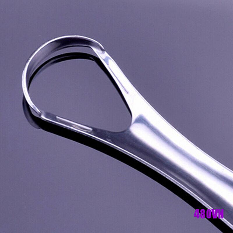 Set 2 Dụng Cụ Vệ Sinh Lưỡi Bằng Thép Không Gỉ Chất Lượng Cao