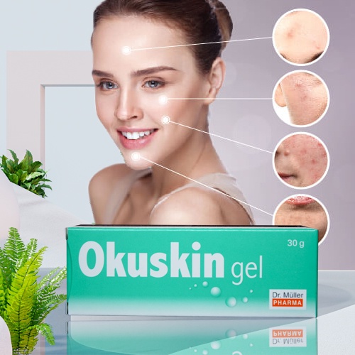 Gel hỗ trợ phục hồi nhanh ngăn ngừa sẹo Okuskin 30g ( Date mới 2027)