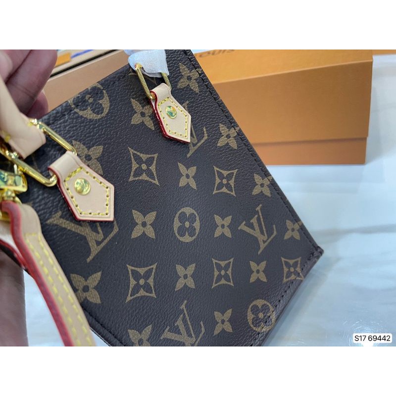 Túi nữ LV Petit da thật hàng super hoa monogram sz17x14cm fullbox