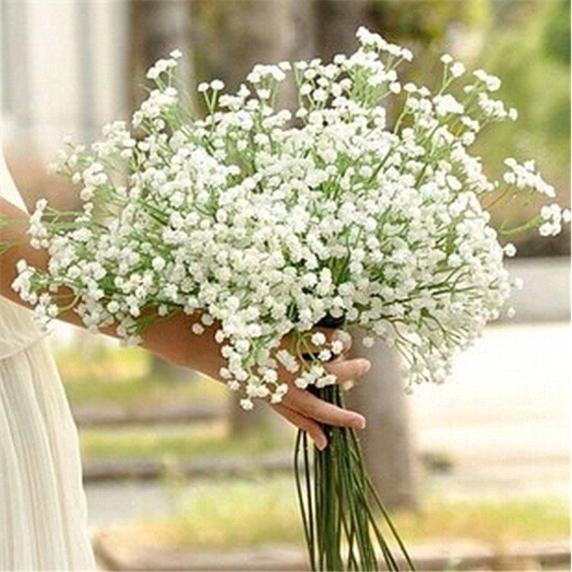 1 mảnh lãng mạn nhân tạo DIY nhà bên đám cưới trang trí hoa nhựa