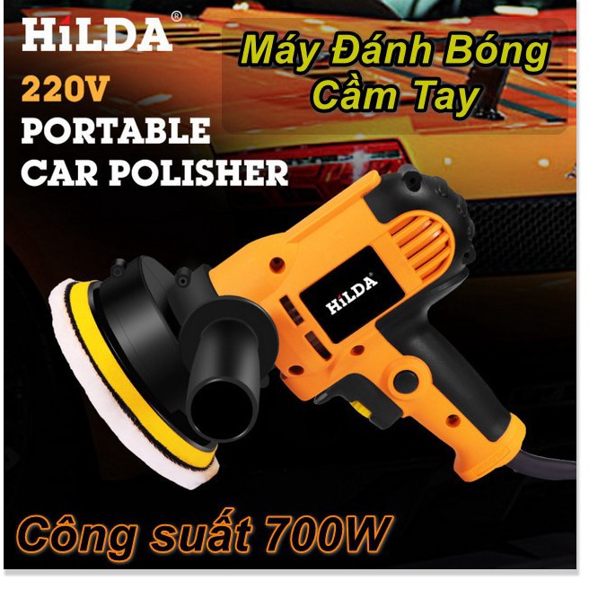 Máy đánh bóng cầm tay bề mặt sơn xe ô tô xe máy chuyên dụng - cao cấp