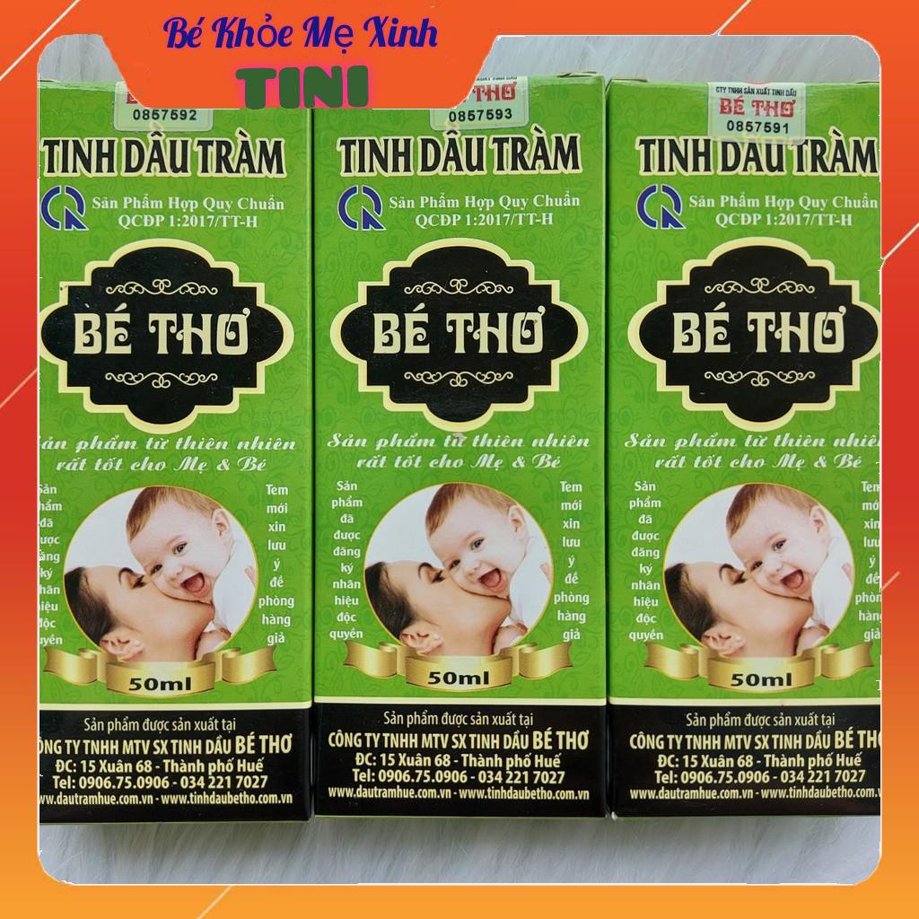 Tinh dầu tràm Bé Thơ hàng chính hãng chai 50ml