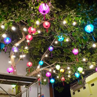 COMBO  15  bộ lồng đèn hội an , 45cm