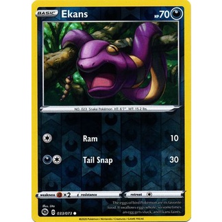 Thẻ bài Pokemon Ekans - 033/073 - Common Reverse Holo