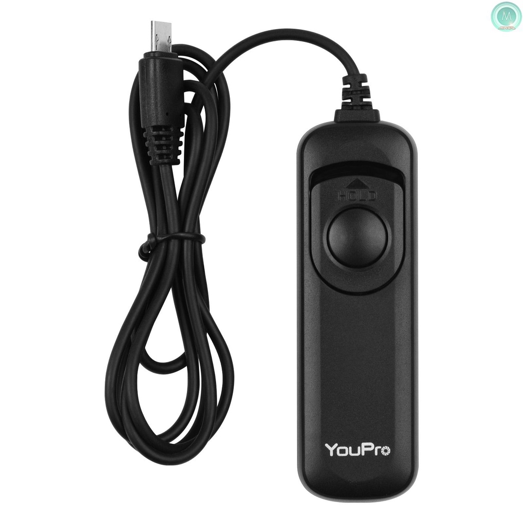 FY YouPro S2 Type Shutter Release Cable Timer Remote Control 1.2m/3.9ft Cable Replacement for Sony a7 a7R a7S a7II a7RII a6300 a6000 a5100 a5000 a3000 HX50 HX60 RX10II RX100III a58 NEX-3NL a7R III a9 RX100M4 RX100M5