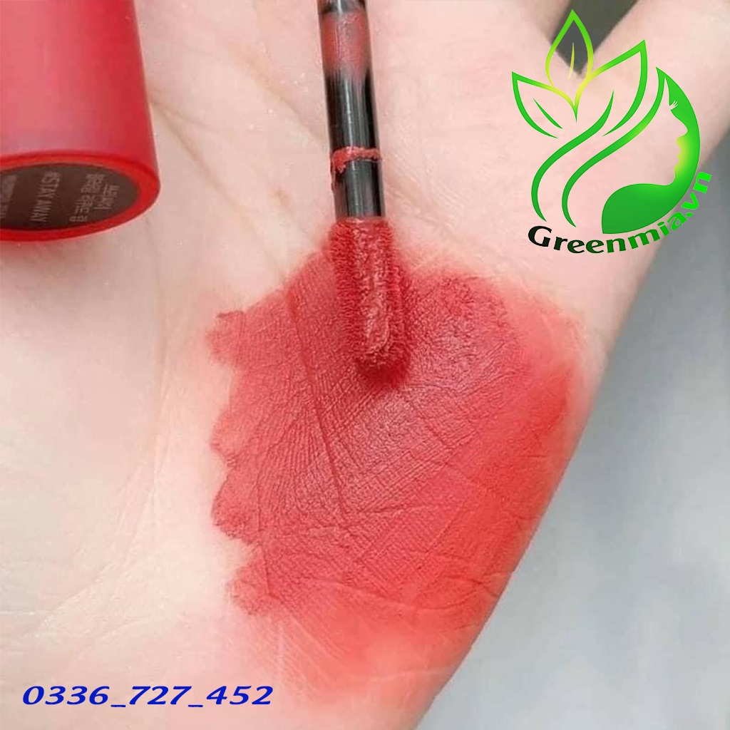 Son Kem Lì 3CE Blurring Liquid Lip Stay Away Đỏ Pha Cam Nâu Phù Hợp Mọi Tông Da