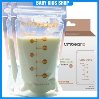 Túi trữ sữa Cmbear hộp 30 túi 220ml