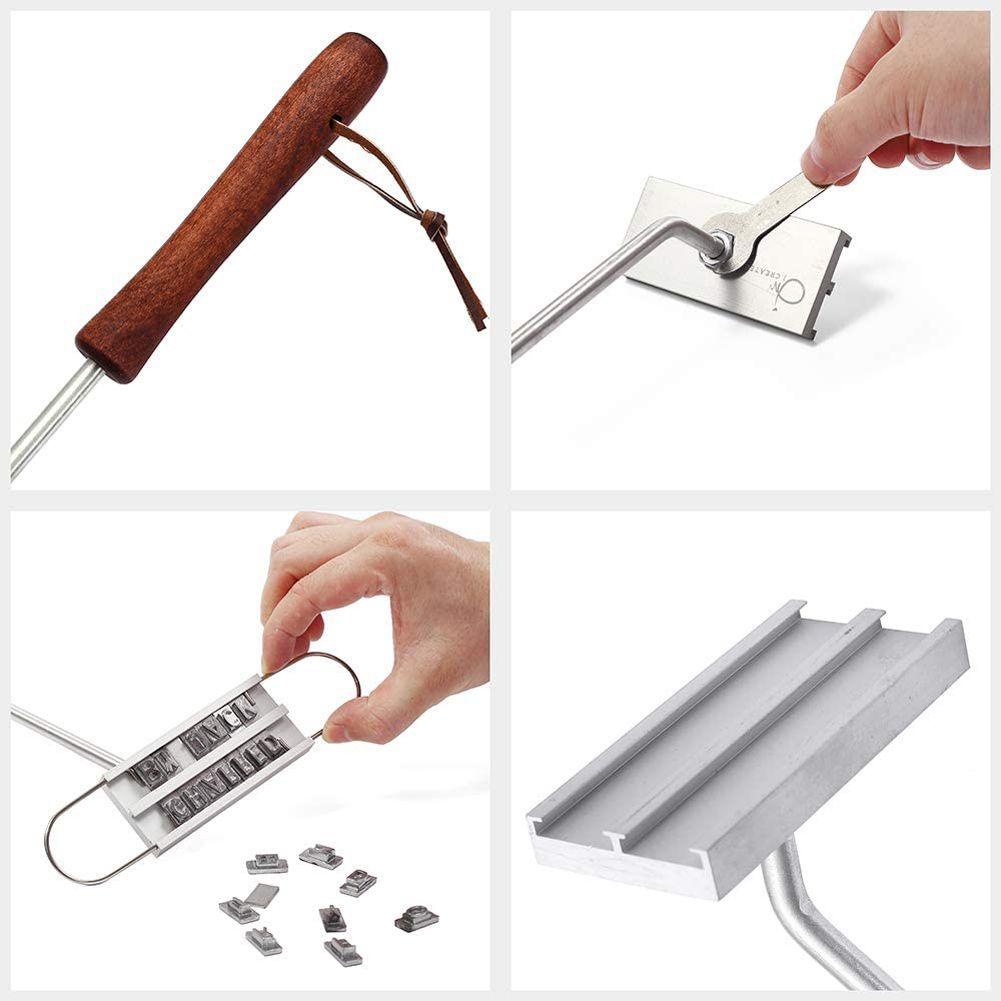 WATTLE Bộ 55 Chữ Cái Bằng Sắt Chuyên Dụng Cho Nướng BBQ