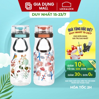 Bình Đựng Nước Nhựa Chịu Nhiệt Lock&Lock One Touch ABF687 (500ml) - Hàng chính hãng