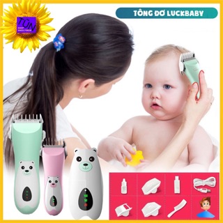 Tông đơ cắt tóc sơ sinh, cắt tóc trẻ em 0-15 tuổi Lukbaby cắm sạc siêu bền-HÀNG LOẠI 1 Tặng set 3 kéo.lược