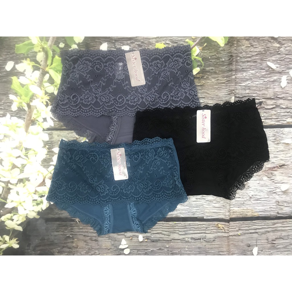  Quần lót nữ, chip cotton ren trước gen bụng cao Thái Lan Sisterhood 5575 Leblur | BigBuy360 - bigbuy360.vn