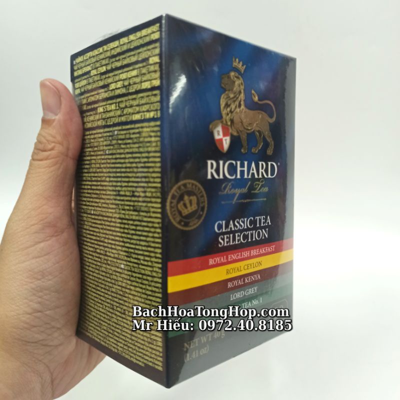 [T2.2024] Trà Richard Classic Tea Selection hộp 20 gói