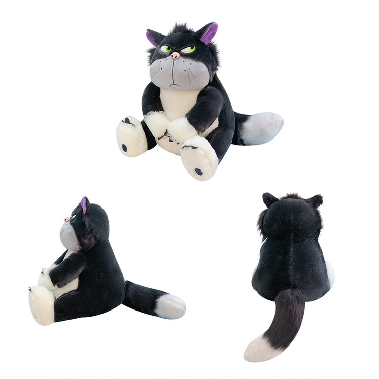 Thú Nhồi Bông Hình Mèo Lucifer Hoạt Hình 30CM