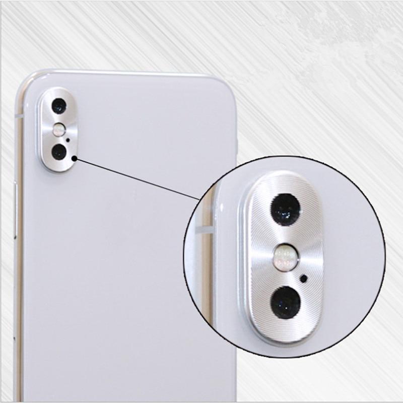 Metal Lens Protector for iphone  7 8 Plus  Luxury Camera Guard Circle Case Cover