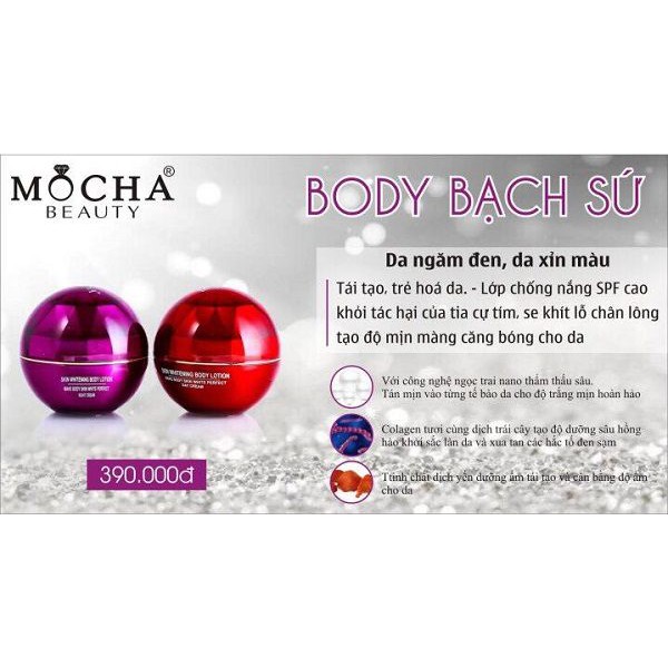 KEM BODY BẠCH SỨ MO CHA