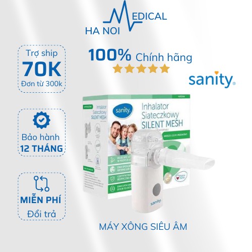 Chính hãng - MÁY XÔNG SIÊU ÂM AP 2717 PRO Sanity - Máy xông cầm tay nhỏ gọn - Bảo hành 1 năm