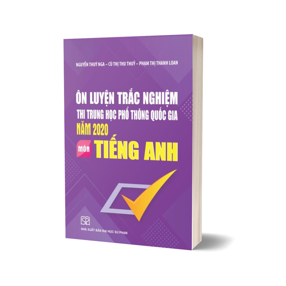 Sách Ôn luyện trắc nghiệm thi THPT quốc gia năm 2020 môn Tiếng anh