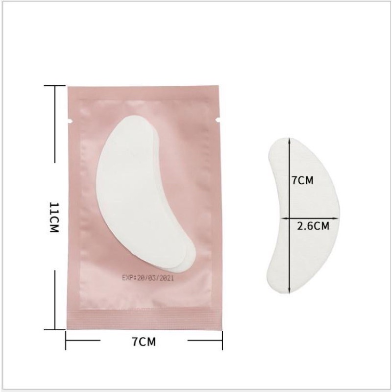 Gel pad dán mi dưới 1 bịch /50cặp,giữ ẩm ,cố định mi dưới_CHÍNH HÃNG