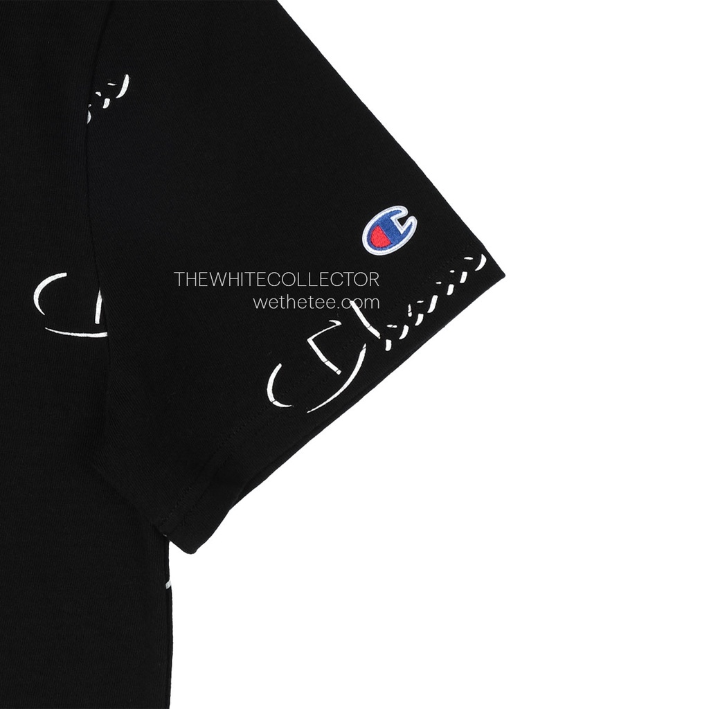 Áo Champion Heritage Print Script Dropshadow