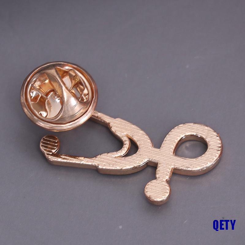 1 Huy Hiệu Cài Áo Hình Ống Nghe Y Tế Phim hoạt hình trâm cài sáng tạo bác sĩ ống nghe trâm trang trí ngực