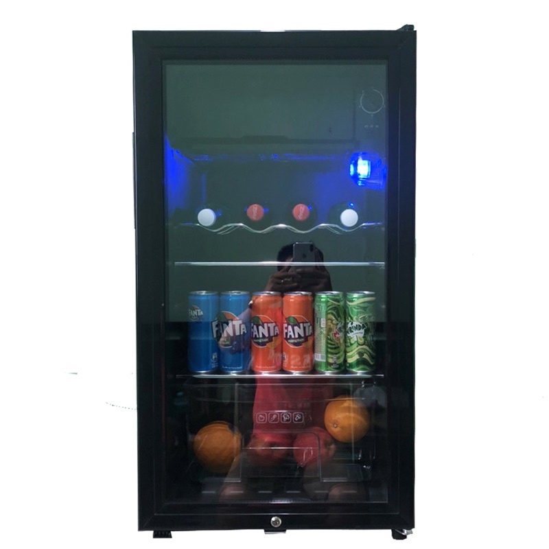 Tủ Lạnh Mini Anaka 90 Lít Cửa Kính Trưng Bày Trang Trí