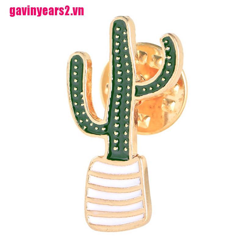 Bộ 3 Ghim Chậu Cây Xương Rồng Dễ Thương