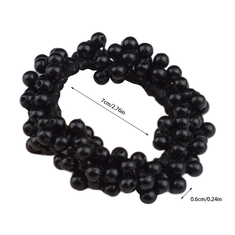 Dây Cột Tóc Đính Hạt Ngọc Trai Đơn Giản Phong Cách Hàn Quốc Cho Nữ