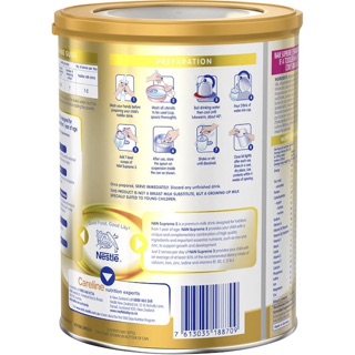 Sữa Nan Supreme của Úc số 3 800g